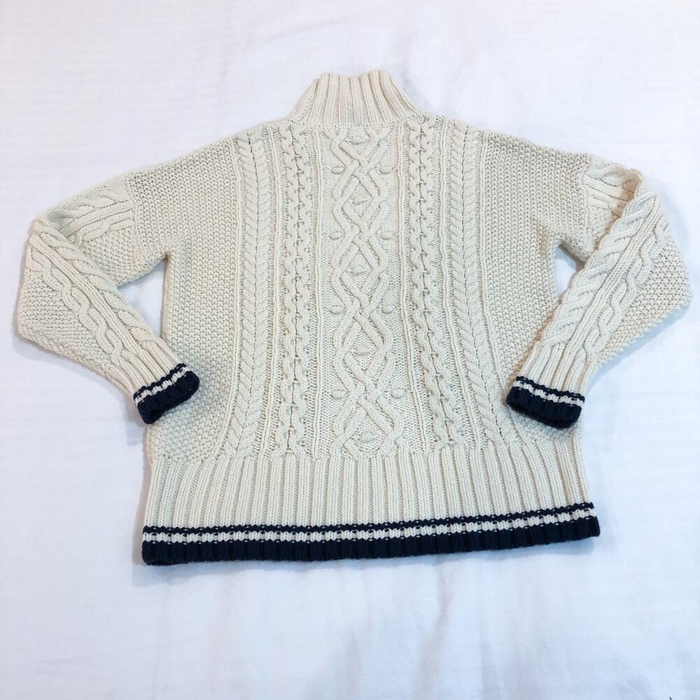 Vineyard Vines Tipped Island Fisherman Mock Sweater - Picture 7 of 8